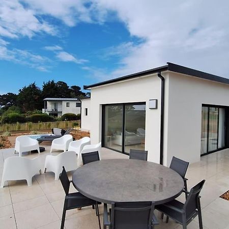 Villa Neuve Pour 6 Personnes Avec Spa Carantec Bagian luar foto