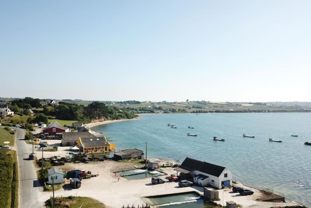 Villa Neuve Pour 6 Personnes Avec Spa Carantec Bagian luar foto