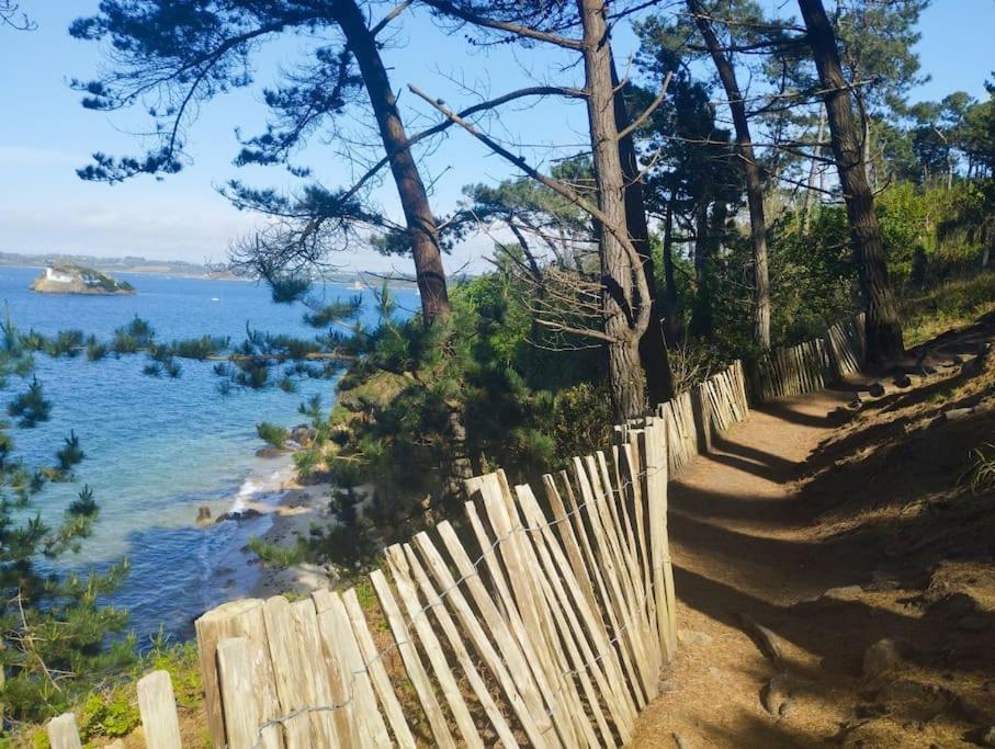 Villa Neuve Pour 6 Personnes Avec Spa Carantec Bagian luar foto