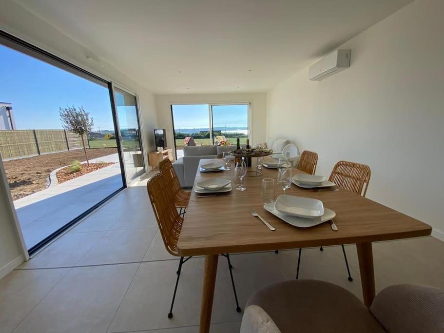 Villa Neuve Pour 6 Personnes Avec Spa Carantec Bagian luar foto