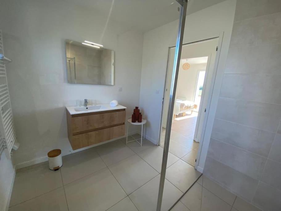 Villa Neuve Pour 6 Personnes Avec Spa Carantec Bagian luar foto
